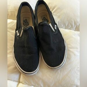 VANS Black Size 8 Slip On Sneakers